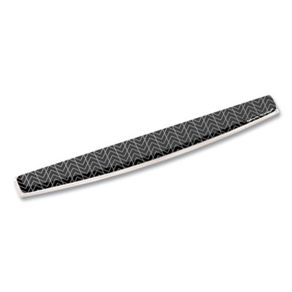 Photo Gel Keyboard Wrist Rest With Microban Protection, 18.5 x 2.31, Chevron Design