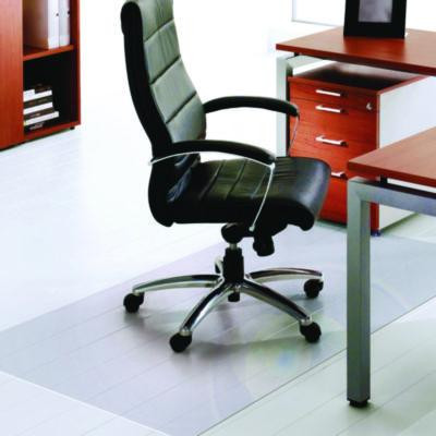 Cleartex Ultimat Xxl Polycarbonate Chair Mat For Hard Floors, Square, 60" x 60", Clear