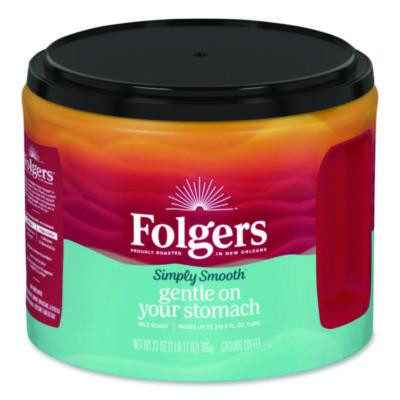 Simply Smooth Ground Coffee, Gentle On Your Stomach, 27 Oz Canister