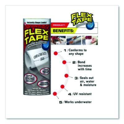 General Purpose Repair Tape, 4" X 1.67 Yds, Clear