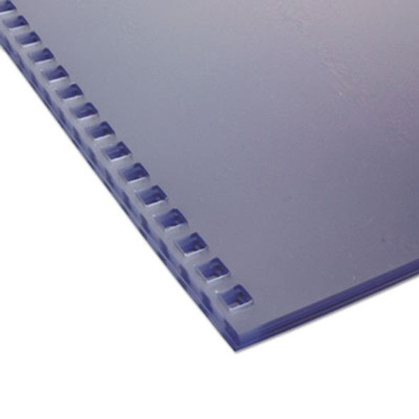 Proclick Pre-Punched Cover, Plastic, Square Corners, 11.75 x 8.5, Clear, 25/Pack