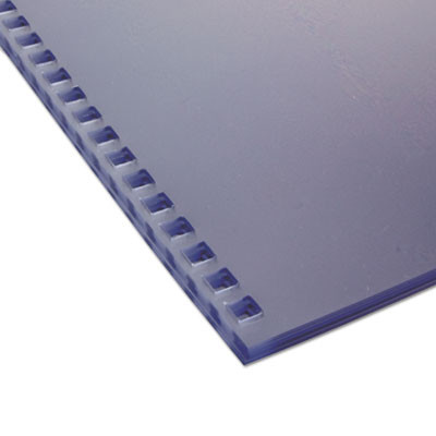 Proclick Pre-Punched Cover, Plastic, Square Corners, 11.75 x 8.5, Clear, 25/Pack
