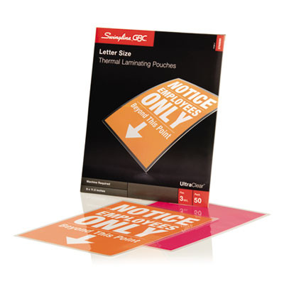 Ultraclear Thermal Laminating Pouches, 3 Mil, 9" X 11.5", Gloss Clear, 50/Box