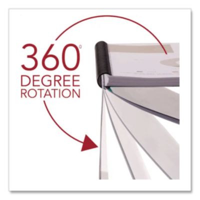 Wirebind Spines For 11 x 8.5 Documents, 32 Rings, 0.38" (85-Sheet) Capacity, Black, 100/Box