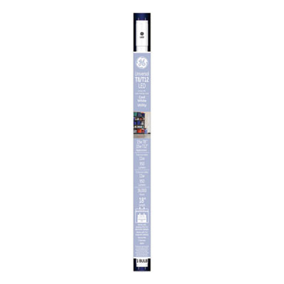18" T8/T12, Led11Et8/Gu8401Pk, 11 W, Cool White, 6/Carton