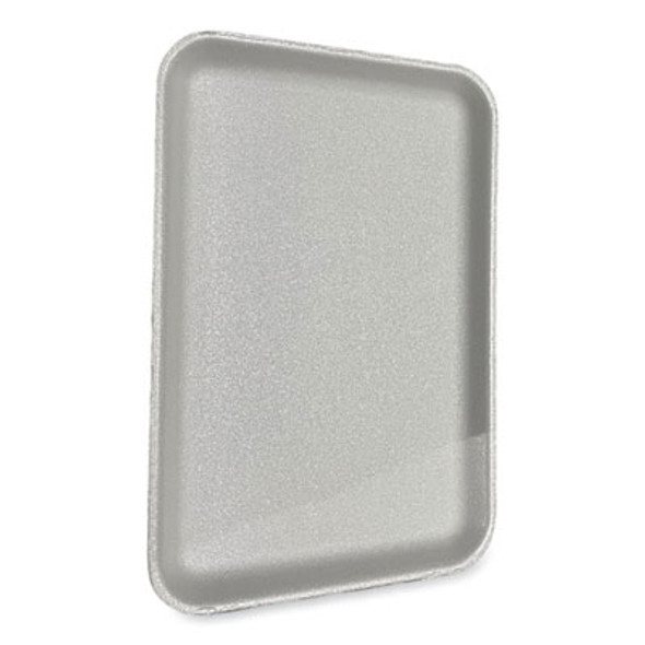 Meat Trays, 13.81 x 9.25 x 0.71, White, Foam, 100/Carton