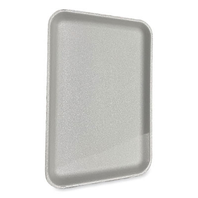 Meat Trays, 13.81 x 9.25 x 0.71, White, Foam, 100/Carton