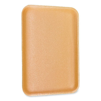 Meat Trays, 13.81 x 9.25 x 2.7, Yellow, Foam, 100/Carton