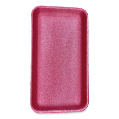 Meat Trays, #1525, 14.5 x 8 x 0.75, Pink, Foam, 250/Carton