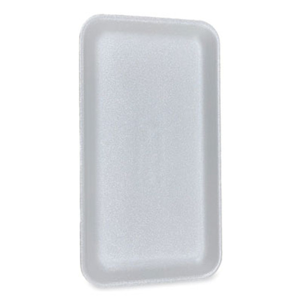 Meat Trays, #1525, 14.5 x 8 x 0.75, White, Foam, 250/Carton