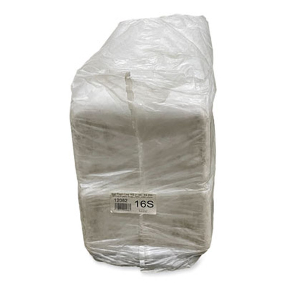Meat Trays, #16S, 11.63 x 7.25 x 0.54, White, Foam, 250/Carton