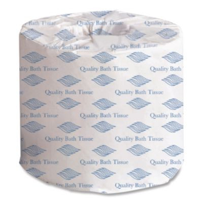 Standard Bath Tissue, 2-Ply, White, 500 Sheets/Roll, 96 Rolls/Carton