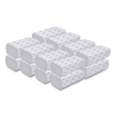 Multifold Towels, 1-Ply, 9.25 x 9.05, White, 250/Pack, 16 Packs/Carton