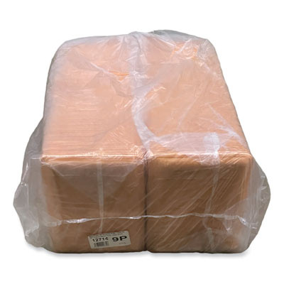 Meat Trays, #9P, 12.25 x 9.25 x 0.62, Yellow, Foam, 200/Carton