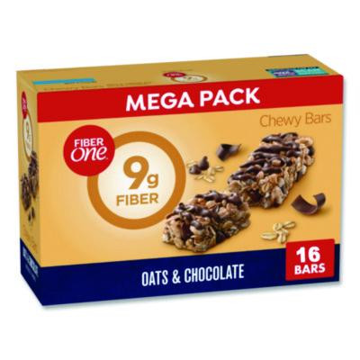 Chewy Bars, Oats And Chocolate, 1.4 Oz Bar, 16/Box