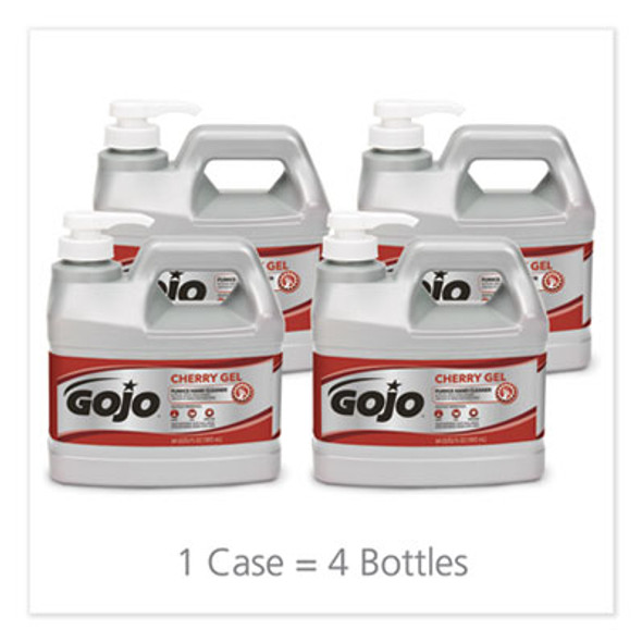 Cherry Gel Pumice Hand Cleaner, Cherry Scent, 0.5 Gal, 4/Carton