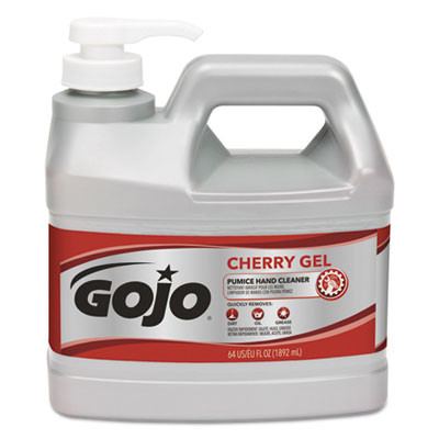 Cherry Gel Pumice Hand Cleaner, Cherry Scent, 0.5 Gal, 4/Carton