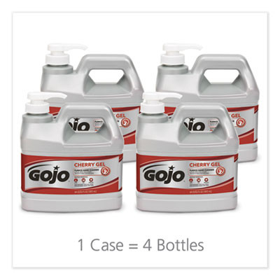Cherry Gel Pumice Hand Cleaner, Cherry Scent, 0.5 Gal, 4/Carton