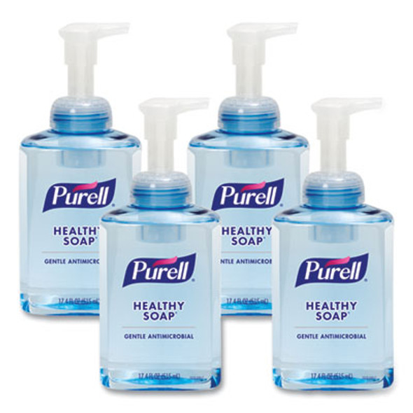 Healthcare Healthy Soap 0.5% Pcmx Antimicrobial Foam, Floral Scent, 515 Ml, 4/Carton