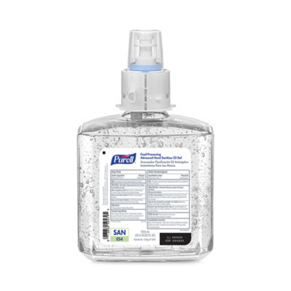 Advanced E3-Rated Instant Hand Sanitizer Gel, 1,200 Ml Refill, Fragrance-Free, For Es4 Dispensers, 2/Carton