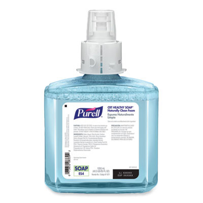Clean Release Technology Healthy Soap Naturally Clean Foam Refill, For Es4 Dispensers, Citrus Scent, 1,200 Ml, 2/Carton