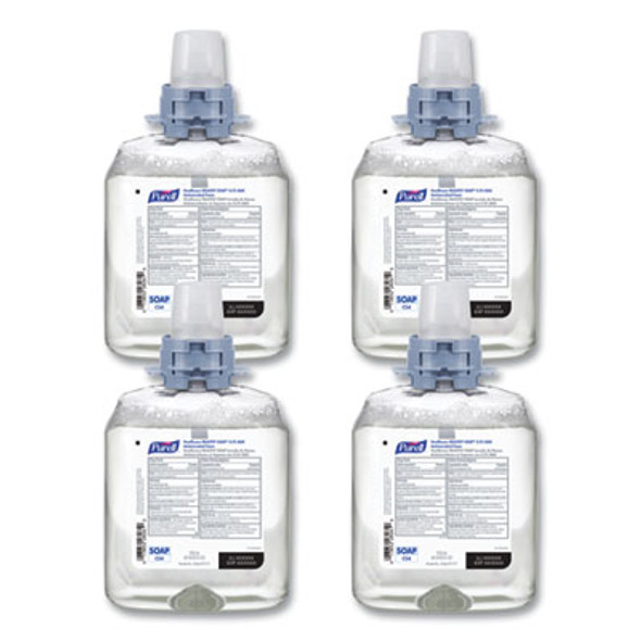 Healthy Soap 0.5 Bak Antimicrobial Foam Refill, For Cs4 Dispensers, Light Floral Scent, 1,250 Ml, 4/Carton