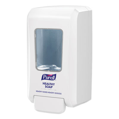 Fmx-20 Soap Push-Style Dispenser, 2,000 Ml, 4.68 x 6.5 x 11.66, For K-12 Schools, White, 6/Carton