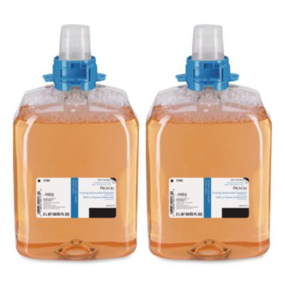 Foaming Antimicrobial Handwash/Moisturizer Refill, For Fmx-12 Dispenser, Light Floral Scent, 2,000 Ml, 2/Carton