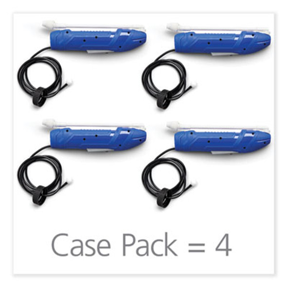 Surface Sanitizer And Disinfectant Battery Powered Sprayer, 3 Ft Hose, Blue/White