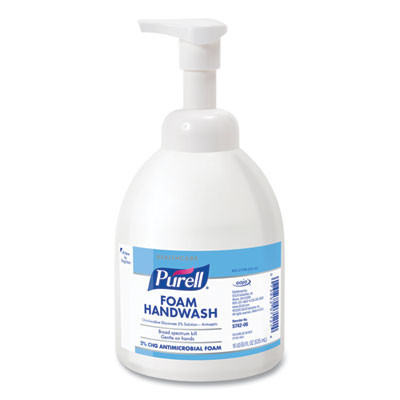 Healthcare Healthy Soap 2% Chg Antimicrobial Foam, Fragrance-Free, 535 Ml, 4/Carton