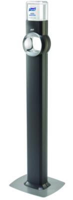 Fs6 Touch-Free Floor Stand Dispenser, 1,200 Ml, 12.5 X 11.3 X 38.5, Graphite