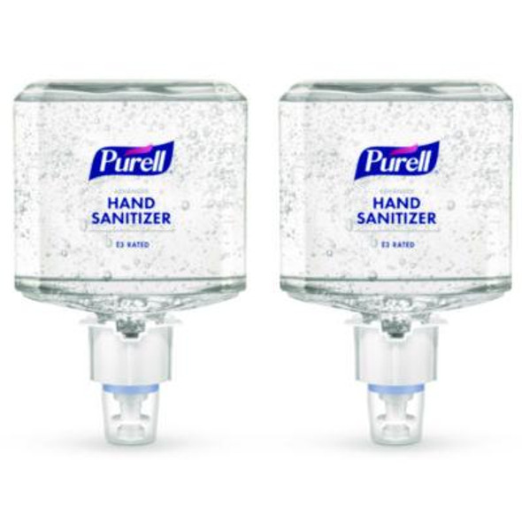 Food Processing Advanced Hand Sanitizer E3 Gel, 1,200 Ml Bottle, Fragrance-Free, For Es6 Dispensers, 2/Carton