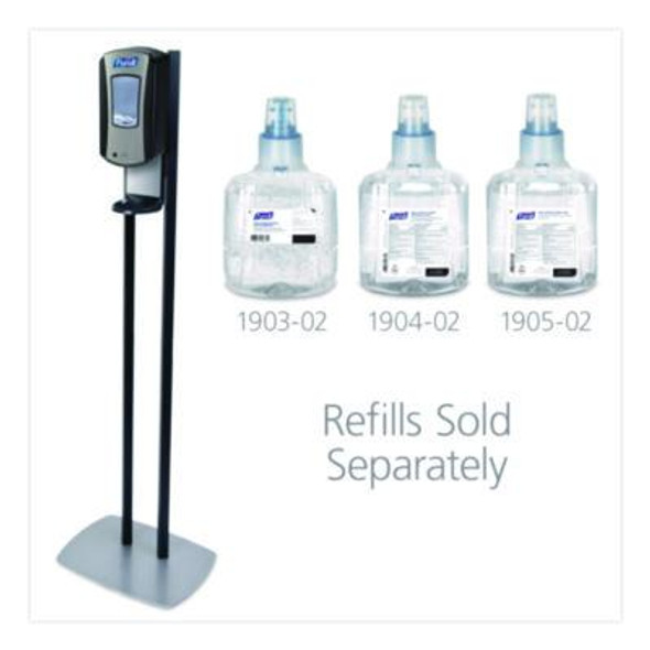 Ltx-12 Dispenser Floor Stand, 1,200 Ml, 13.5 X 5 X 28.5, Graphite