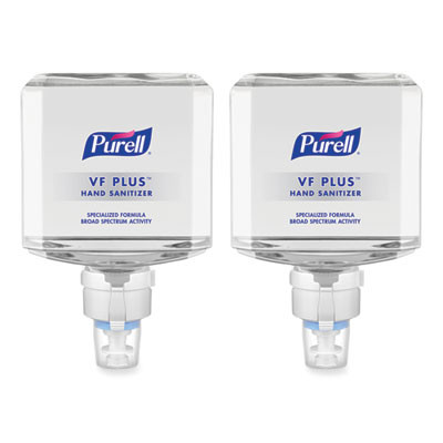 Vf Plus Hand Sanitizer Gel, 1,200 Ml Refill Bottle, Fragrance-Free, For Es8 Dispensers, 2/Carton