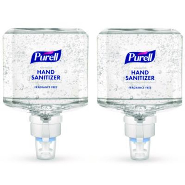 Professional Advanced Gel Hand Sanitizer Fragrance Free, For Es8 Dispenser, 2/Carton