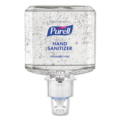 Professional Advanced Gel Hand Sanitizer Fragrance Free, For Es8 Dispenser, 2/Carton