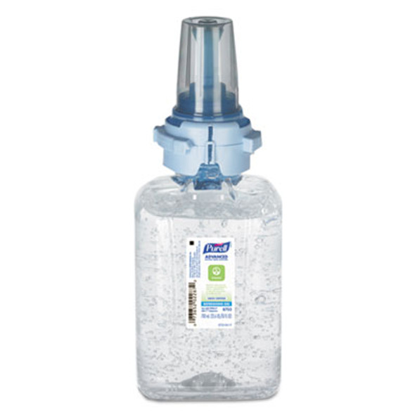 Advanced Hand Sanitizer Green Certified Gel Refill, For Adx-7 Dispensers, 700 Ml, Fragrance-Free