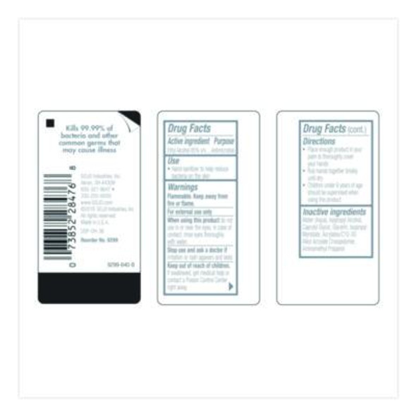 Vf Plus Hand Sanitizer Gel, 2 Oz Flip-Cap Bottle, Fragrance-Free, 24/Carton