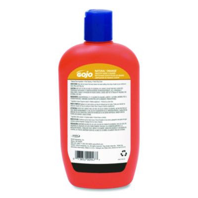 Natural Orange Smooth Hand Cleaner, Quick-Acting Lotion With Flip-Cap Squeeze Bottle, Citrus Scent, 14 Fl Oz, 12/Carton