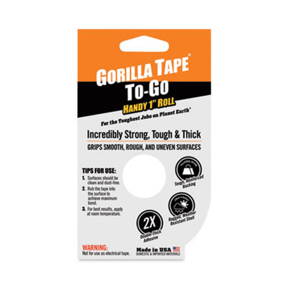 Gorilla Tape, 1.5" Core, 1" X 10 Yds, Black