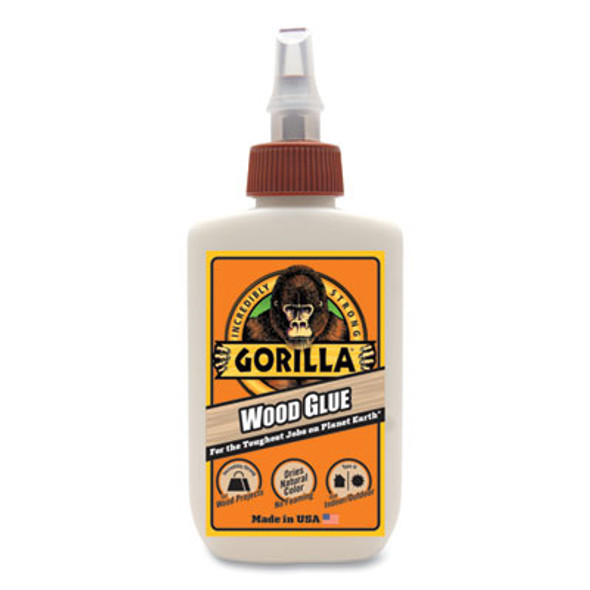Wood Glue, 4 Oz, Dries Light Tan