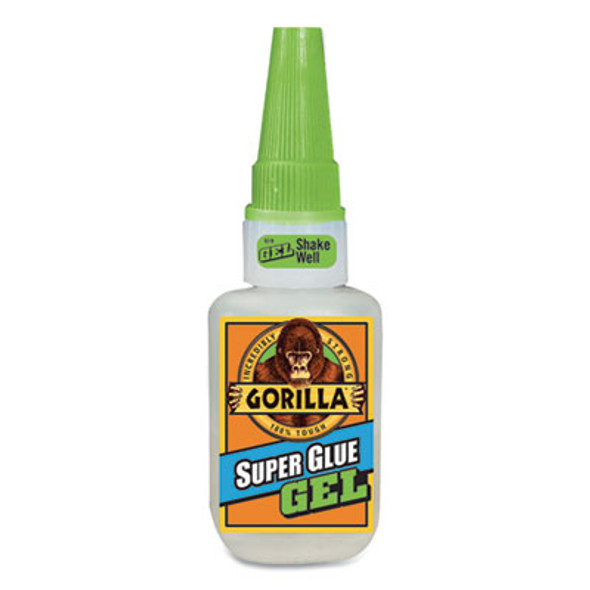 Super Glue Gel, 0.53 Oz, Dries Clear, 4/Carton