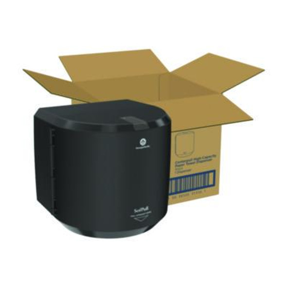 Sofpull Centerpull Hand Towel Dispenser, 10.13 x 10.58 x 11.33, Black