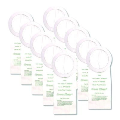 Replacement Vacuum Bags, Fits Nss Outlaw/Proteam Quartervac/Sandia/Sanitaire, 10/Pack