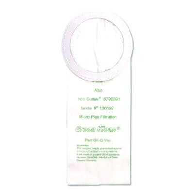 Replacement Vacuum Bags, Fits Nss Outlaw/Proteam Quartervac/Sandia/Sanitaire, 10/Pack