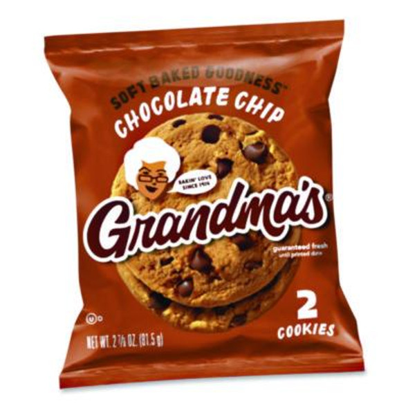 Cookies - Single Serve, Chocolate Chip, 2.5 Oz Packet, 60/Carton
