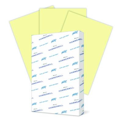 Colors Print Paper, 20 Lb Bond Weight, 11 x 17, Canary, 500/Ream
