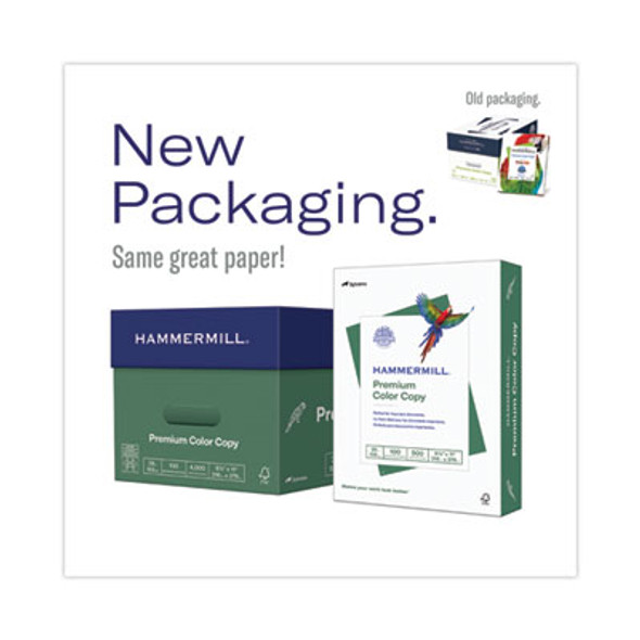 Premium Color Copy Print Paper, 100 Bright, 28 Lb Bond Weight, 11 x 17, Photo White, 500/Ream