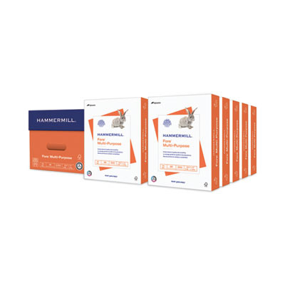 Fore Multipurpose Print Paper, 96 Bright, 24 Lb Bond Weight, 8.5 x 11, White, 500 Sheets/Ream, 10 Reams/Carton