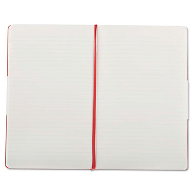 Classic Colored Hardcover Notebook, 1-Subject, Narrow Rule, Red Cover, (240) 8.25 x 5 Sheets